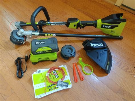 0 Ah Battery and Charger. . Ryobi 40v weed eater